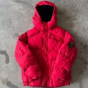 Red Kids Puffer Jacket